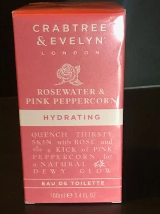 Туалетная вода Crabtree & Evelyn Rosewater & Pink Peppercorn