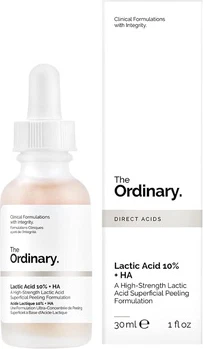 Сыворотка The Ordinary Peeling Fluid с молочной кислотой 10% + гиалуроновой кислотой 2%