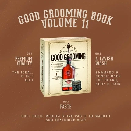 Fragrance Set 18.21 Man Made Book of Good Grooming Volume 11 Set Sweet Tobacco