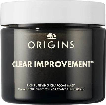 Угольная маска Origins Clear Improvement Rich Purifying Charcoal Mask