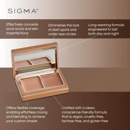 Корректирующий цветной крем Sigma Beauty Spectrum Color-Correcting Duo