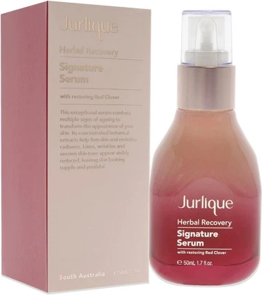 Сыворотка Jurlique Herbal Recovery Signature для лица, шеи и зоны декольте, разглаживающая морщины