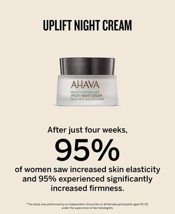 Крем Ahava Uplift Ночной Крем Уменьшение Морщин Борьба с Признаками Старения