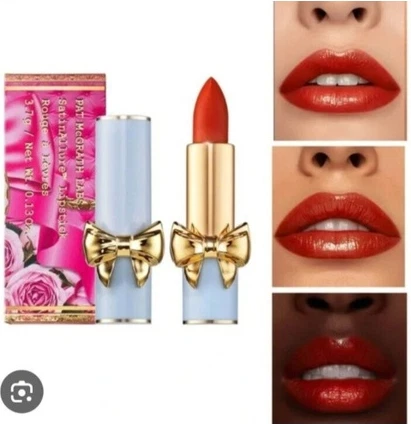 Сатиновая помада Pat McGrath Labs Crimson Ecstasy Красная помада