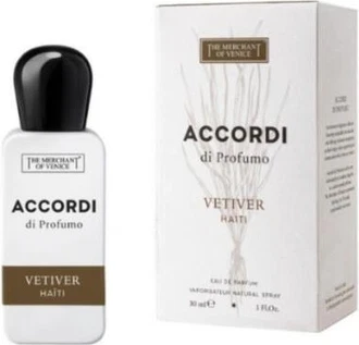 Eau De Parfum The Merchant Of Venice Accordi Di Profumo Vetiver Haiti