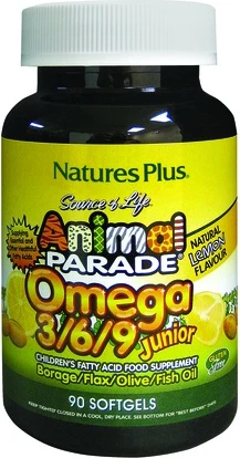 Витаминная сыворотка Nature's Plus Animal Parade Омега 3-6-9 для детей