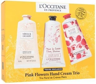 Набор из трех кремов для рук L'Occitane en Provence Розовые Цветы