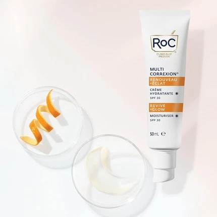 Дневной крем Roc Multi Correxion Revive + Glow Увлажняющий крем с SPF 30 и витамином С