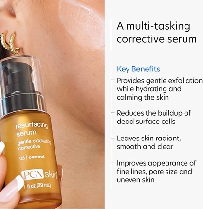 Нежная отшелушивающая корректирующая сыворотка для лица PCA Skin Resurfacing Serum