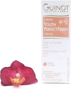 Крем Guinot Youth Perfect Finish Cream SPF 50 Золотистый