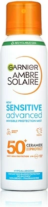 Спрей для лица Garnier Ambre Solaire Sensitive Advanced