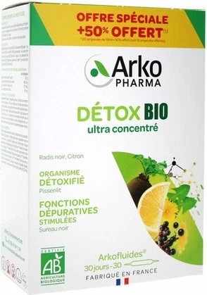 Ампулы Arko Pharma Arkofluides Detox Bio