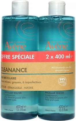 Мицеллярная вода Avene Набор мицеллярных вод для жирной и склонной к акне кожи Cleanance