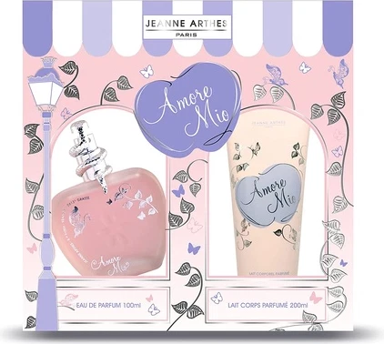 Eau de Parfum va Vanna uchun loson Parfyumeriya to'plami Jeanne Arthes Amore Mio