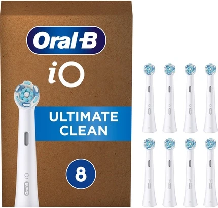 Сменная насадка для электрической зубной щетки Oral-B Io Ultimate Clean Белая