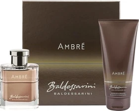 Туалетная вода + Набор Геля для душа Baldessarini Ambre