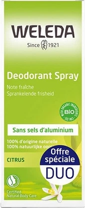 Deodorant Weleda Citrus Deodorant with Essential Oils