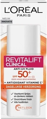 Флюид L'Oreal Professional Revitalift Clinical Spf 50 Витамин С Против УФ-излучения