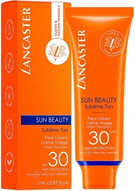 Солнцезащитный крем для лица Lancaster Sun Beauty SPF 30