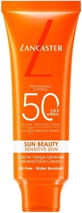 Минеральный крем для лица Lancaster Sun Beauty Mineral Sunscreen Spf 50