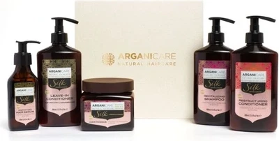 Наборы для ухода за волосами Arganicare Coffret Silk Noel 2024 5 процедур
