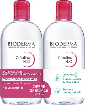 Очищающая мицеллярная вода Bioderma Crealine