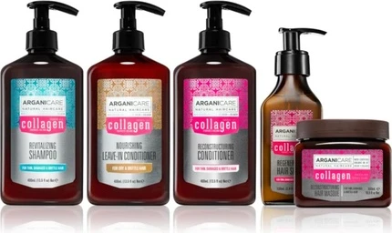 Набор по уходу за волосами Arganicare Collagen Набор в подарочной упаковке для ломких волос