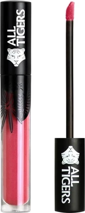 Блеск для губ All Tigers Naturel & Vegan Gloss 601 Rose Glossy Silence the Critics