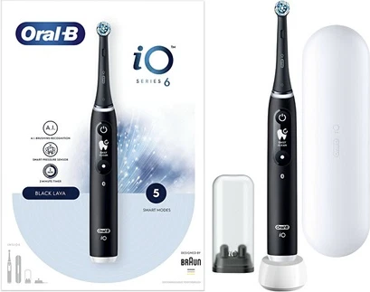 Электрическая зубная щетка Oral-B Series Io 6 Black Onyx