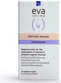 Вагинальные суппозитории Eva Intima Restore с гиалуроновой кислотой