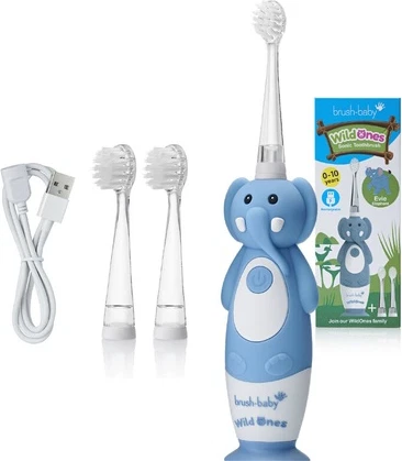 Звуковая зубная щетка Brush-Baby Wild Ones Слон