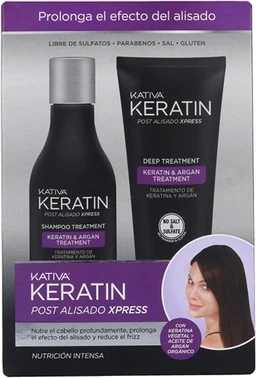 Набор Шампунь и Средство Kativa Keratin Post Straightening Xpress Kit