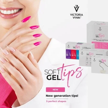 Стартовый набор для наращивания ногтей Victoria Vynn Soft Gel Tips Nail Extensions Starter Kit