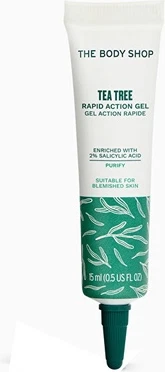 Гель The Body Shop Масло чайного дерева Ночной гель от несовершенств кожи с быстрым действием