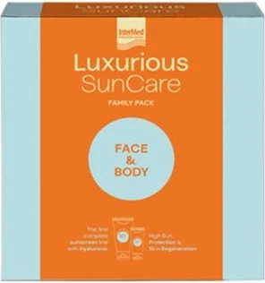 Sun Protection Set Luxurious Sun Care Luxurious Intermed Luxurious Sun Care Family Pack - Sunscreen For Face Spf50 75 Ml + Sunscreen For Body Spf30 200 Ml