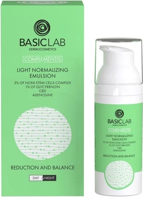 Дневной крем для лица Basiclab Light Normalizing Emulsion