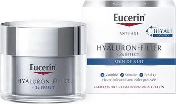 Ночной крем Eucerin Hyaluron-Filler + 3x Эффект