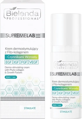 Supremelab Krem Supremelab Stimule Dermostimulyatsiya Krem Fayto-Kollagen va O'sish Omillari Bilan