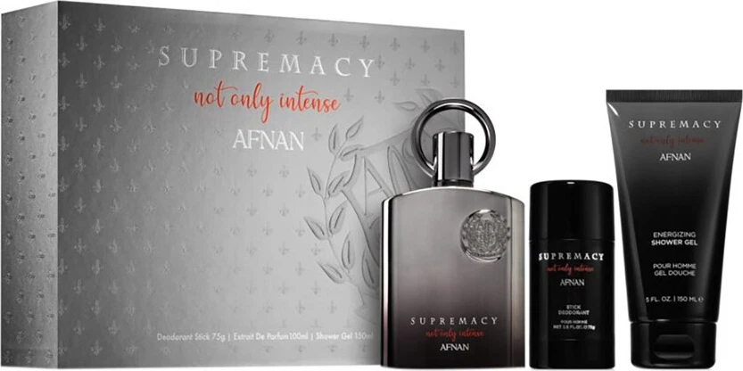 Extrait De Parfum Подарочный набор Afnan Supremacy Not Only Intense Silver