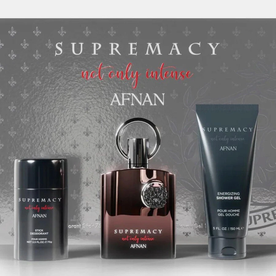 Extrait De Parfum Подарочный набор Afnan Supremacy Not Only Intense Silver