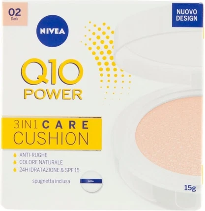 Тональный кушон для лица Nivea Q10 Plus Anti Age