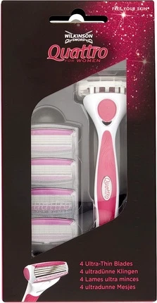 Razor Wilkinson Sword Quattro For Women Plus