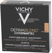 Компактная тональная пудра Vichy Dermablend Covermatte Стойкость SPF 25