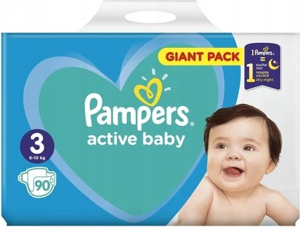 Подгузники Pampers Active Baby