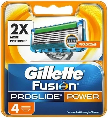 Сменные лезвия Gillette Fusion Proglide Power
