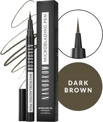 Ручка для микроблейдинга Nanobrow Темно-коричневый