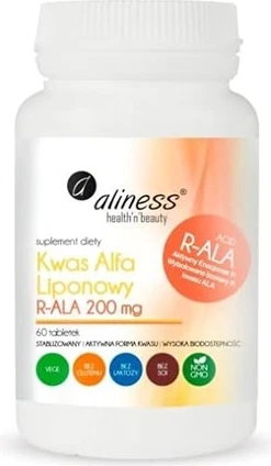Таблетки Aliness Alpha Lipoic Acid