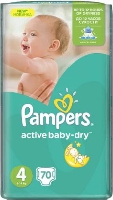 Подгузники Pampers Active Baby Dry