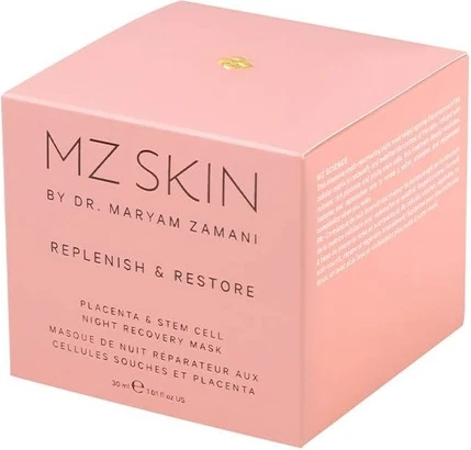Ночная восстанавливающая маска для лица Mz Skin Replenish & Restore Placenta & Stem Cell