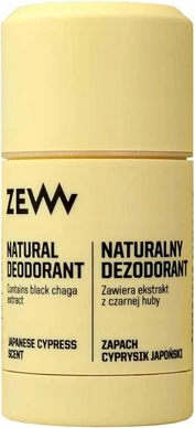 Твердый дезодорант Zew For Men Натуральный дезодорант-стик Японский кипарис и бергамот